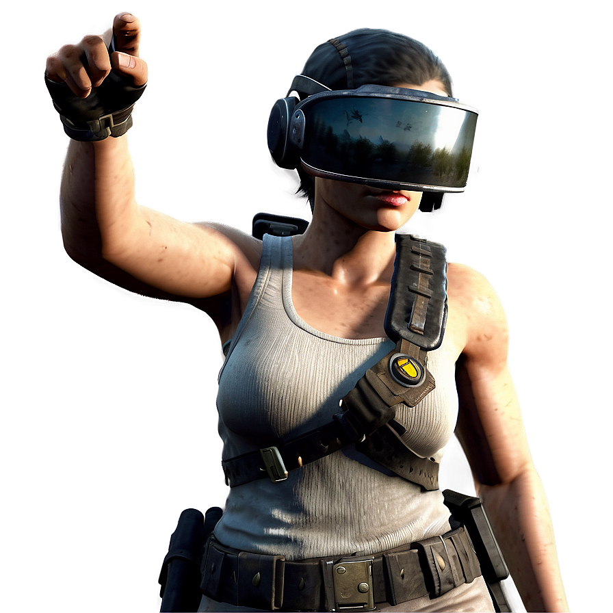 PUBG Character Action Shot PNG xsy17 PNG with transparent background