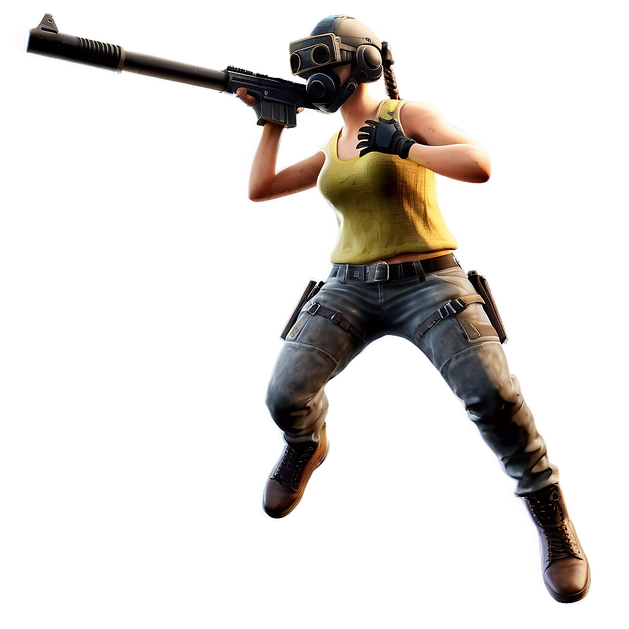 Pubg Character Jumping Png Vtu Image