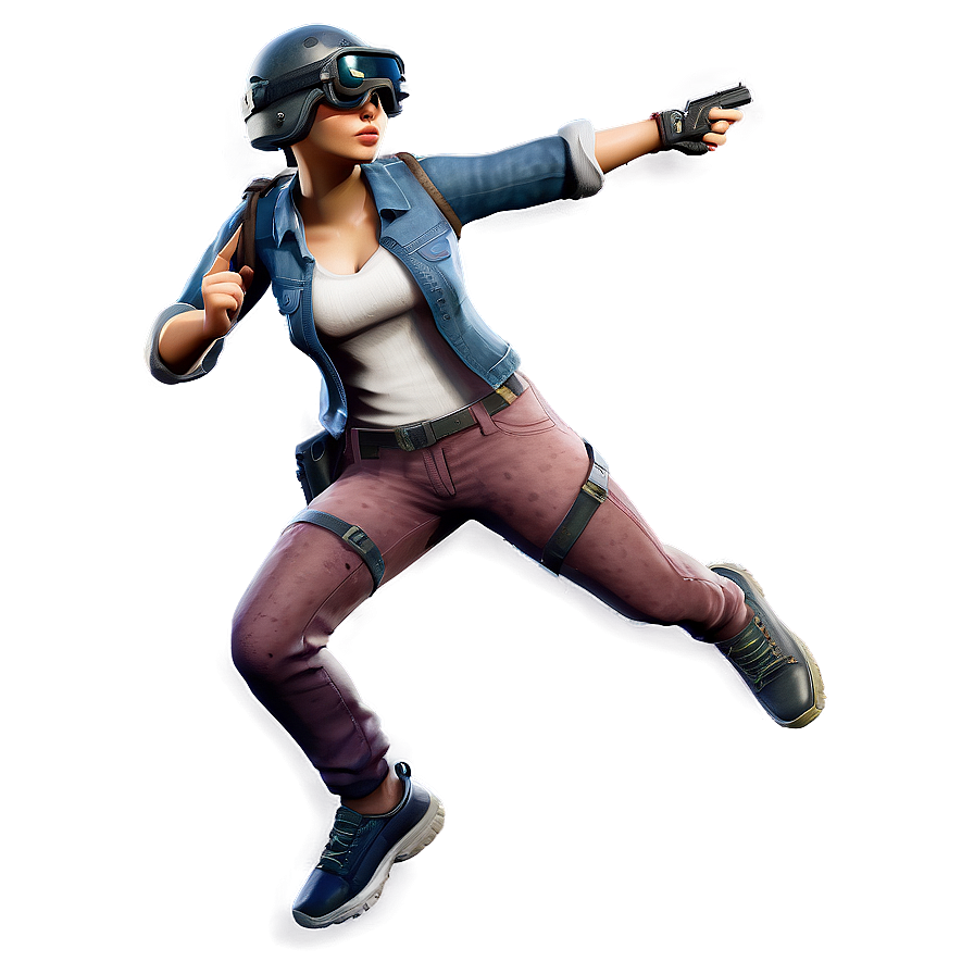 Pubg Character Jumping Png Wvs93