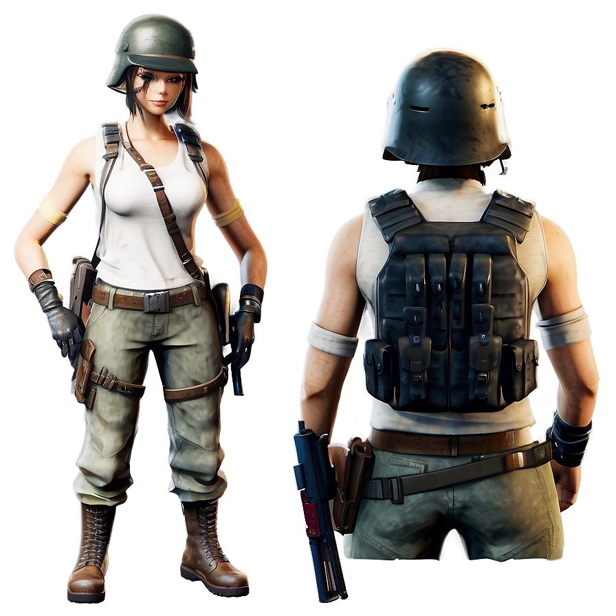 Pubg Character With Kar98k Png 98 Image