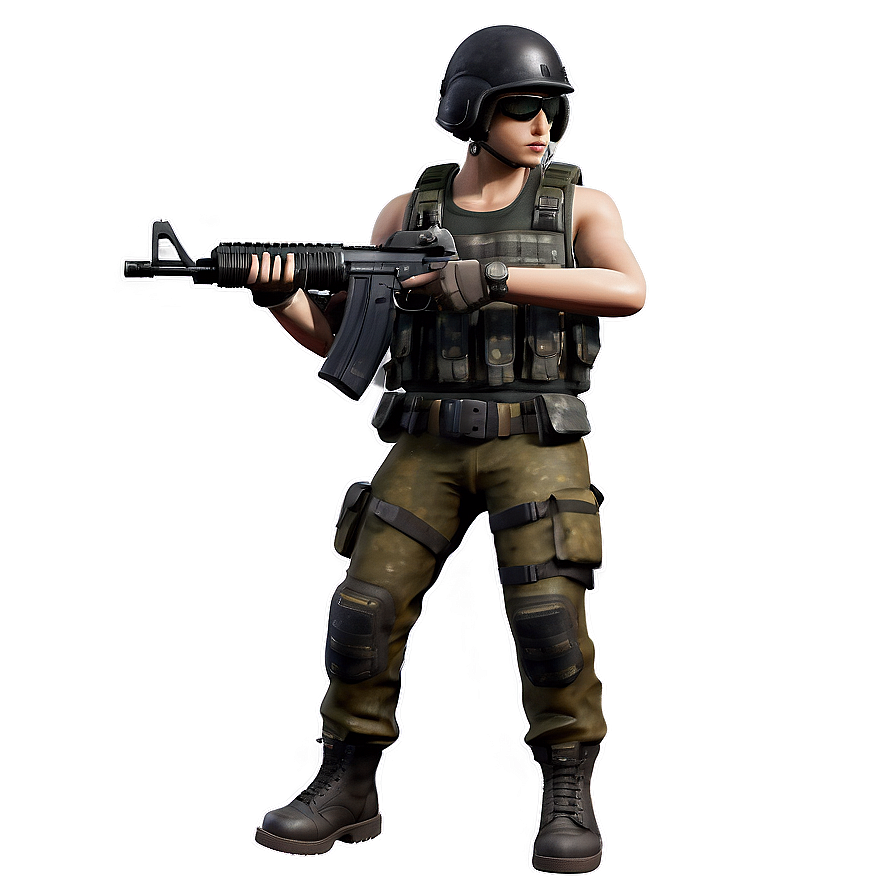 Pubg Commando Skin Png Kid64 Image