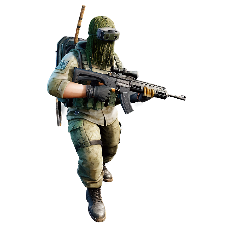 Pubg Ghillie Suit Sniper Png 06202024