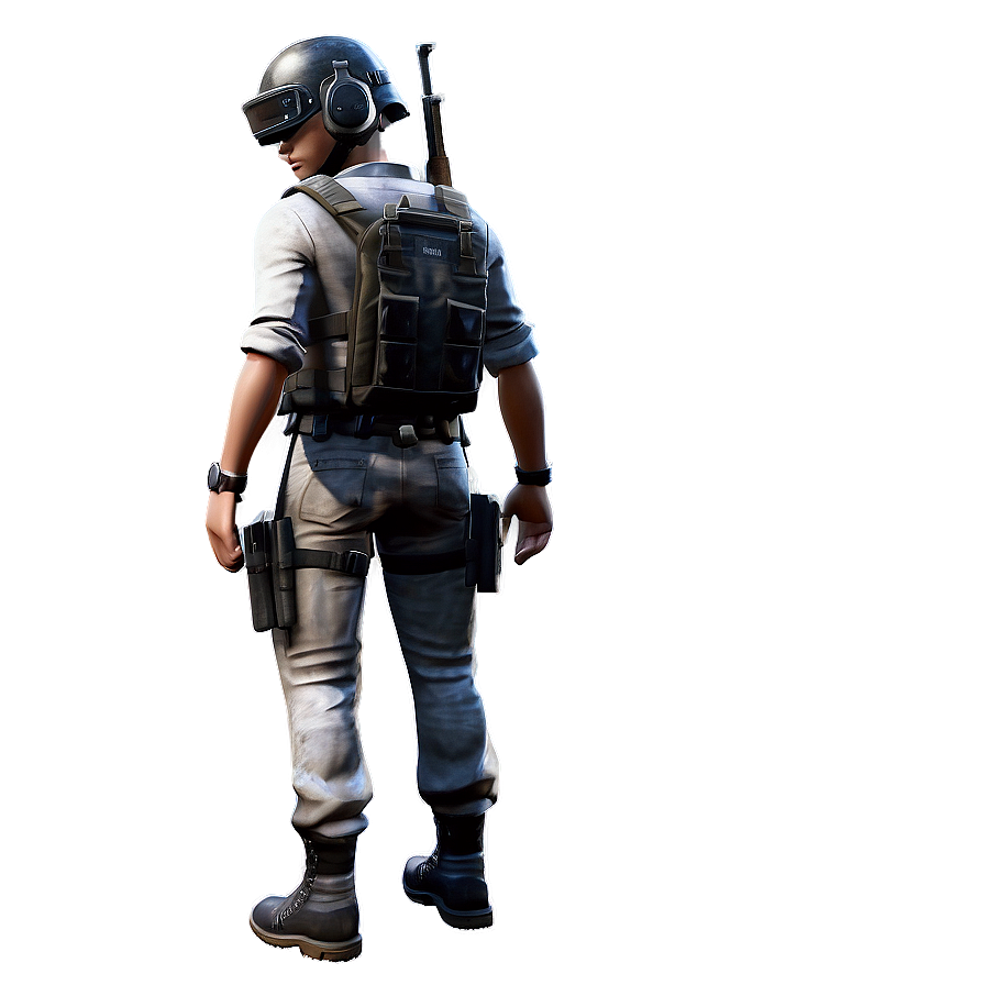 Pubg Hero In Battle Gear Png 85 Image