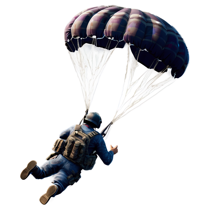 Pubg Parachuting Player Png 06202024