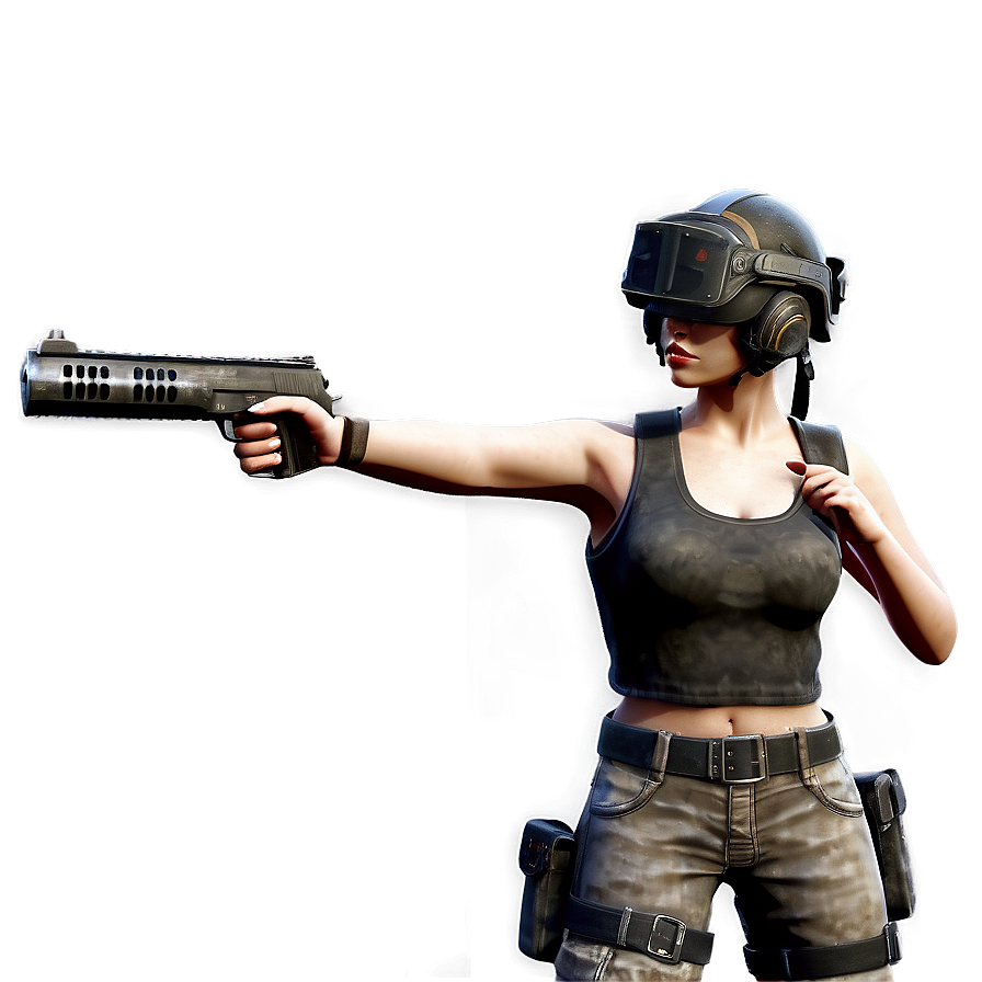 Pubg Player In Combat Pose Png 06262024