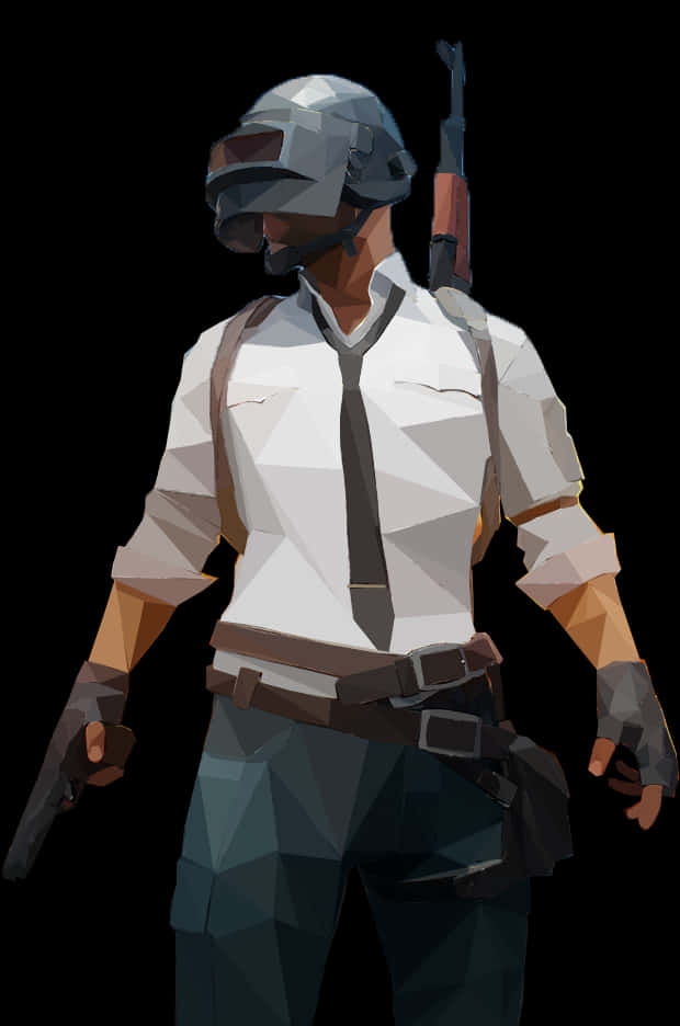 Pubg Player Readyfor Battle PNG with transparent background