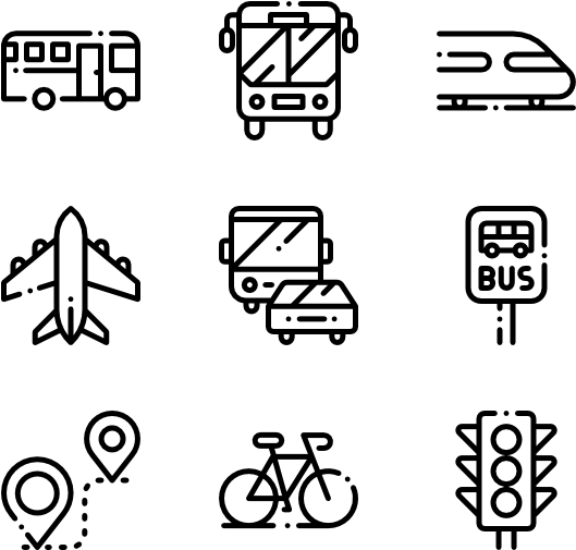 Public Transportation - Public Transportation Icon, HD Png Download PNG image with a transparent background, free high-resolution download
