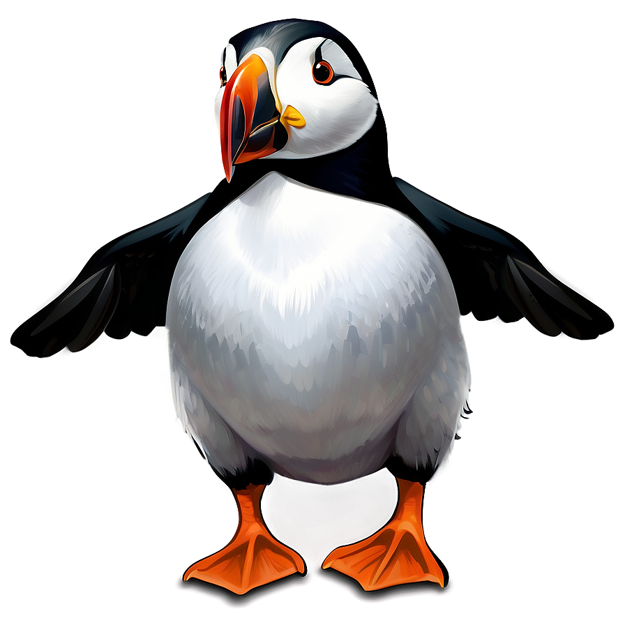 Puffin Cartoon Png 13