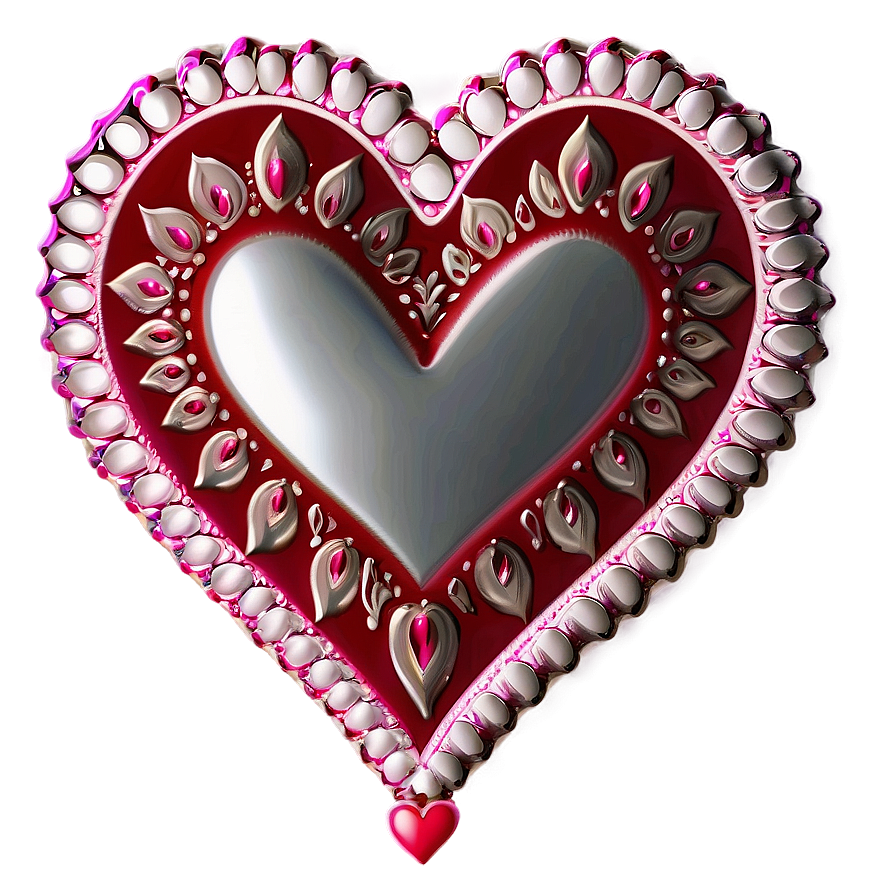 Puffy Heart Border Png Ggp