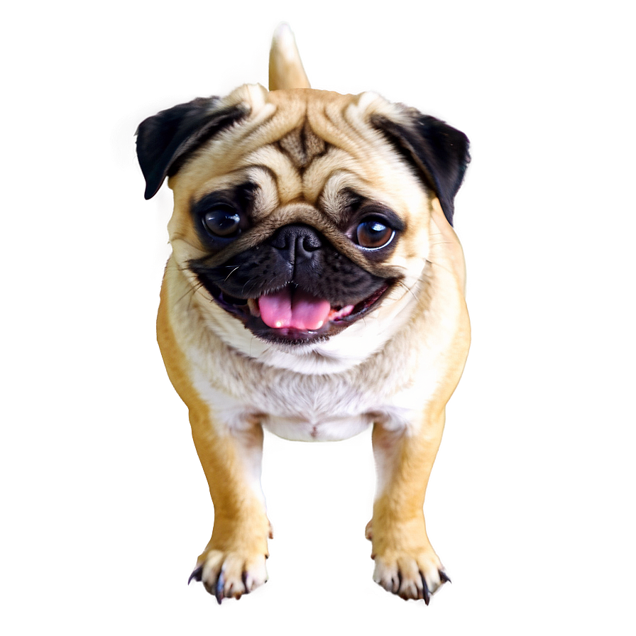 Pug Dog Smile Png 05232024