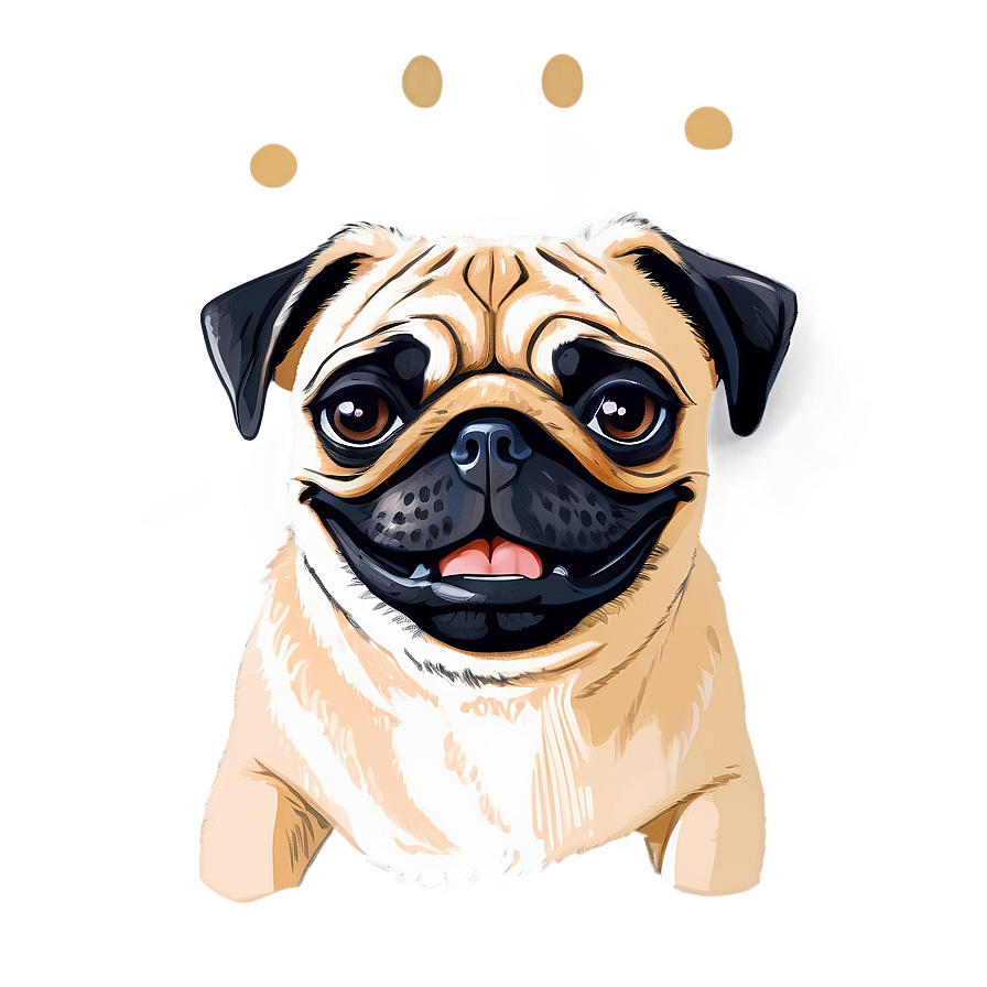 Pug Dog Smile Png Dfl85