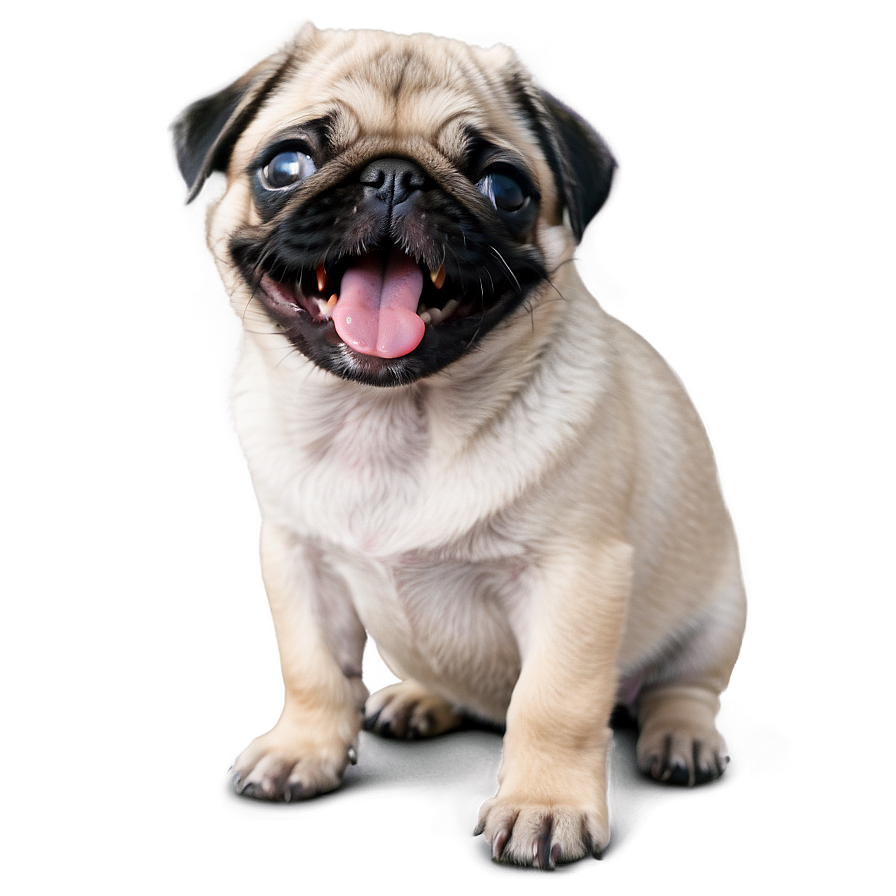 Pug Puppy Yawn Png Mhq62