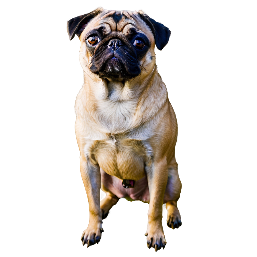 Pug Yoga Pose Png 29