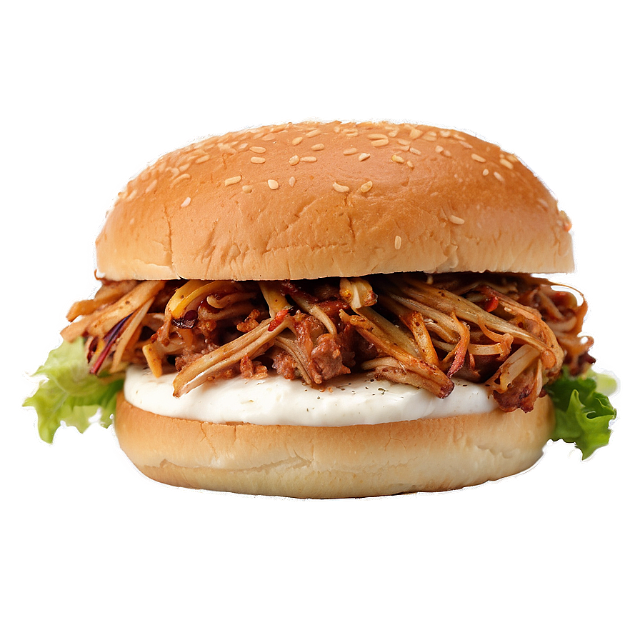 Pulled Pork Burger Png 05042024