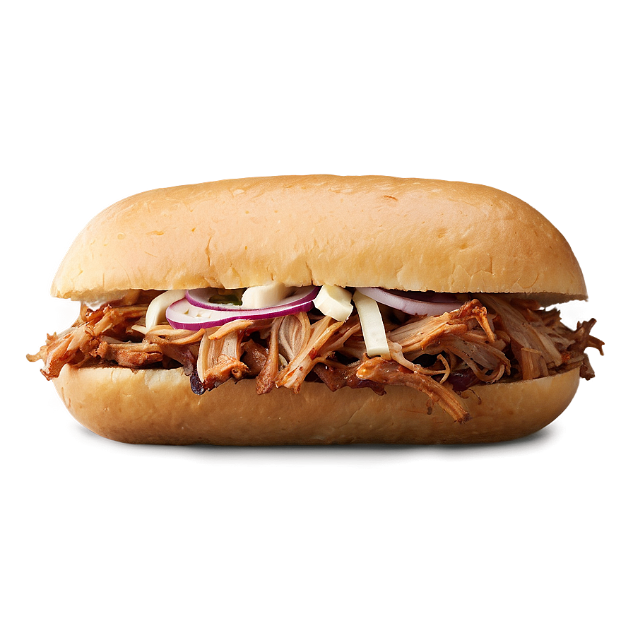 Pulled Pork Sandwich Png 05232024