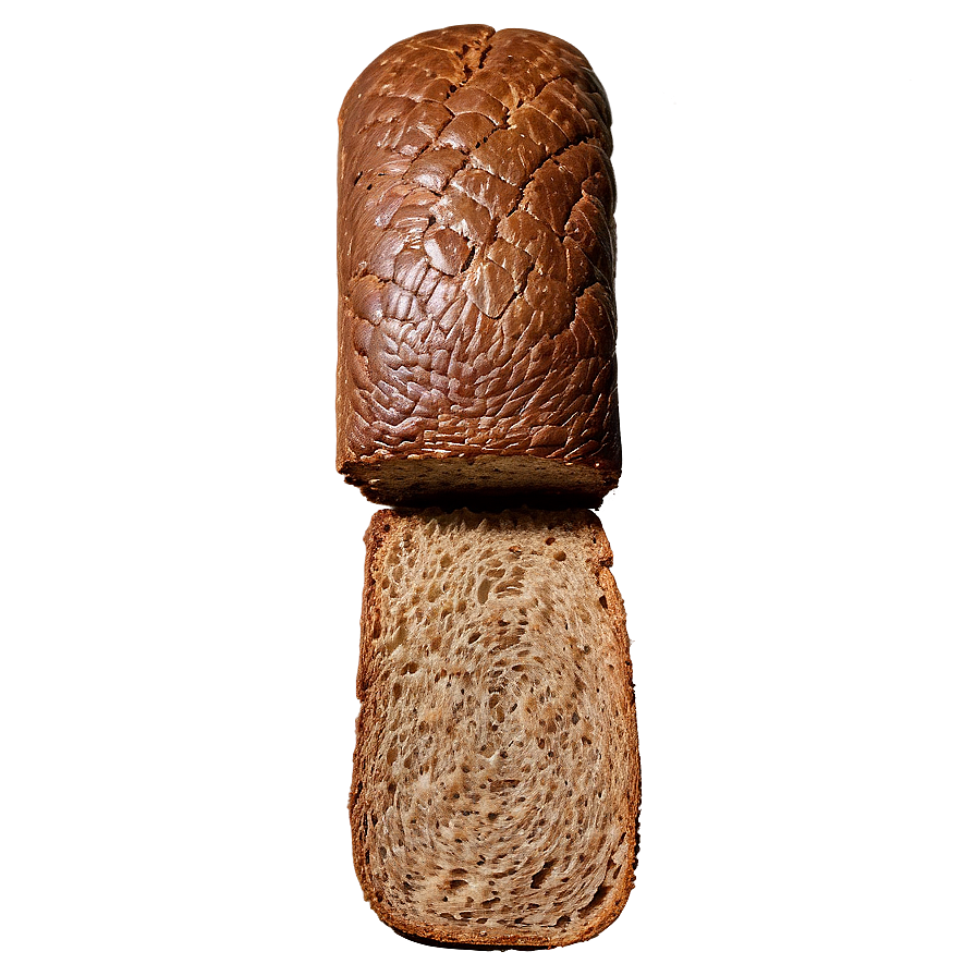 Pumpernickel Bread Slice Png Obw