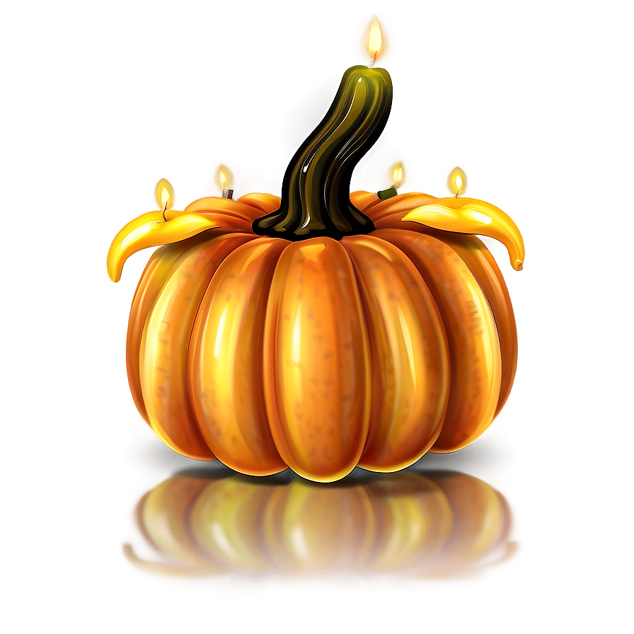 Pumpkin Candle Clipart Png Bqp70