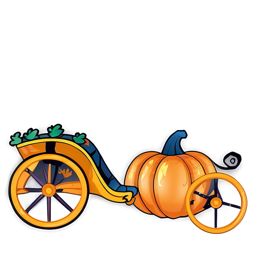 Pumpkin Carriage Clipart Png 75