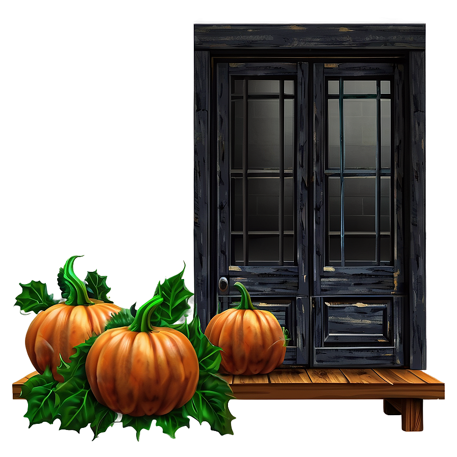 Pumpkin On Porch Png 04292024