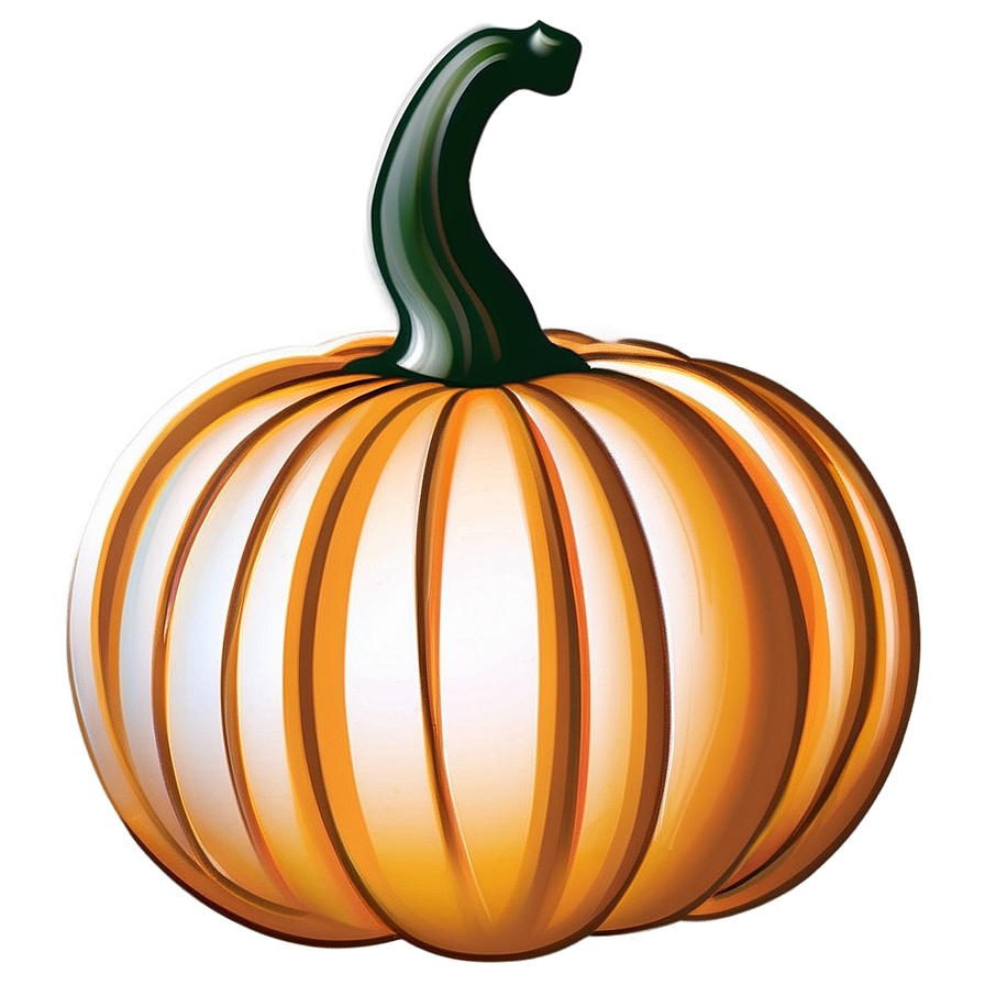 Pumpkin Outline Art PNG 06202024 PNG image with a transparent background, free high-resolution download