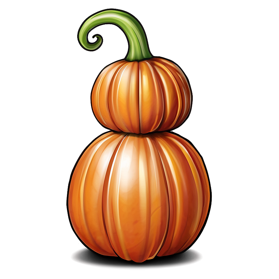 Pumpkin Outline Art PNG 23 PNG image with a transparent background, free high-resolution download