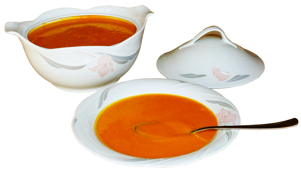 Pumpkin Soup Serving Set