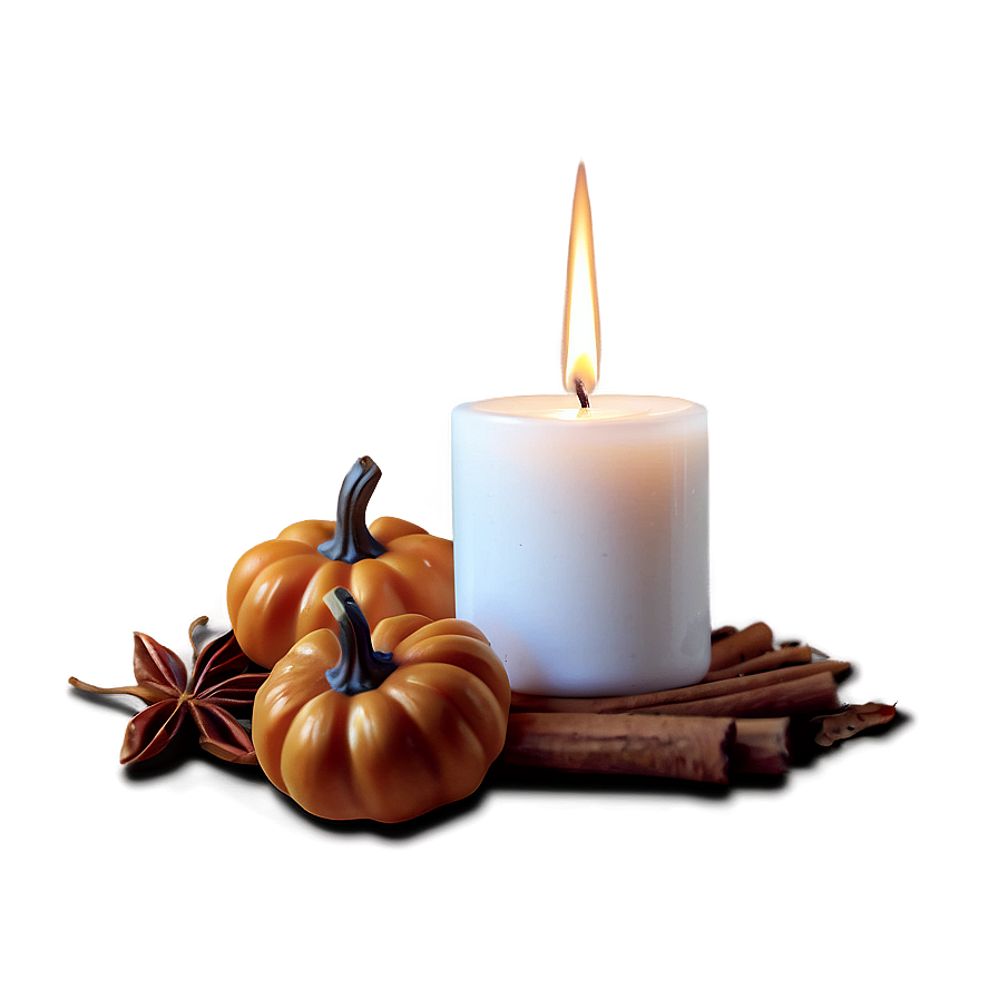 Pumpkin Spice Candle Png Hbl27