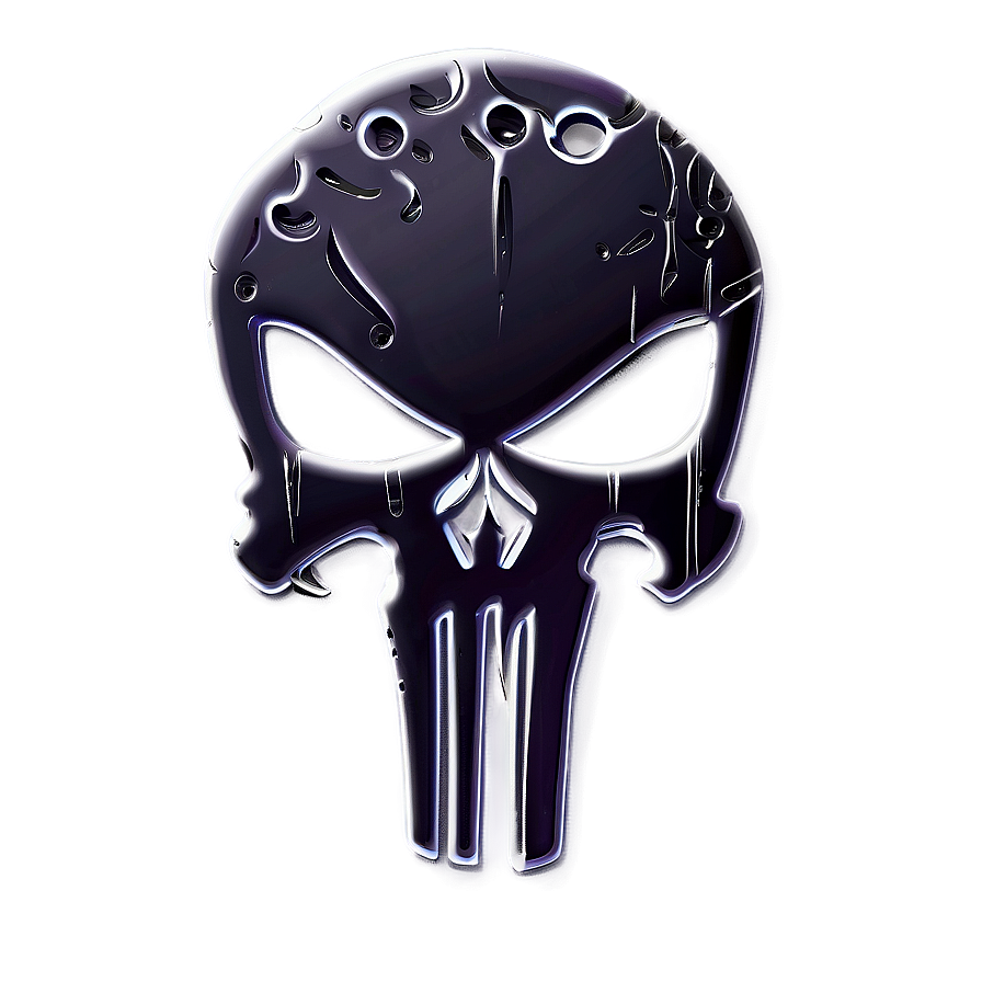 Punisher Skull Emblem PNG uvq55 PNG with transparent background