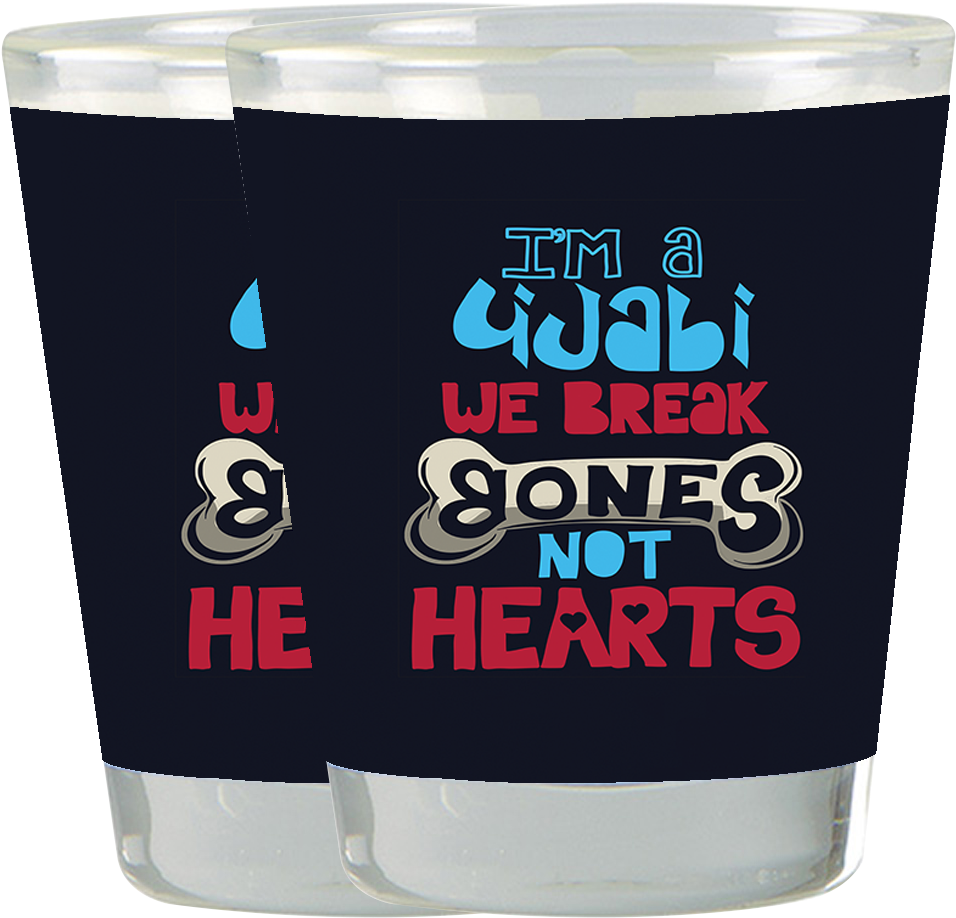 Punjabi Slogan Glass Tumblers