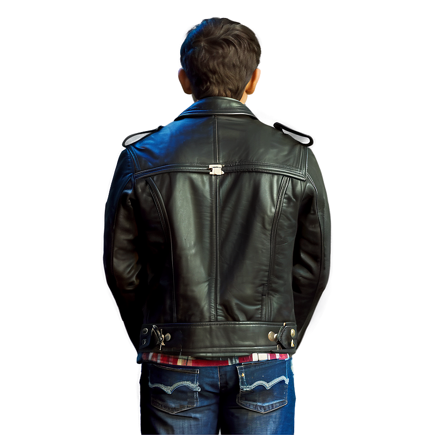 Punk Leather Jacket Png 06122024