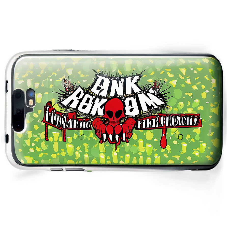 Punk Rock Band Phone Case PNG bmj34 PNG with transparent background