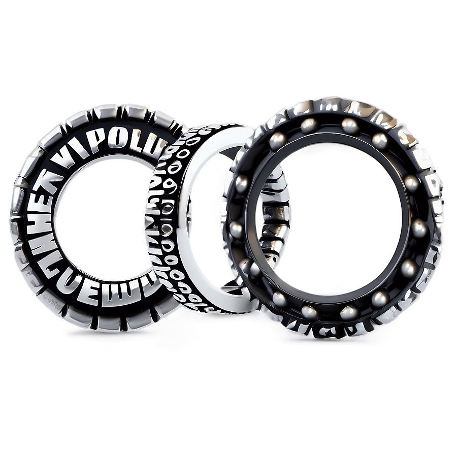 Punk Rock Rings Png Xux