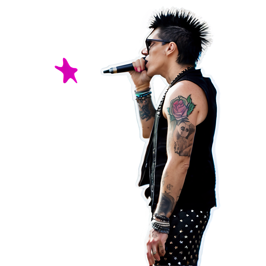 Punk Rock Star Png 43