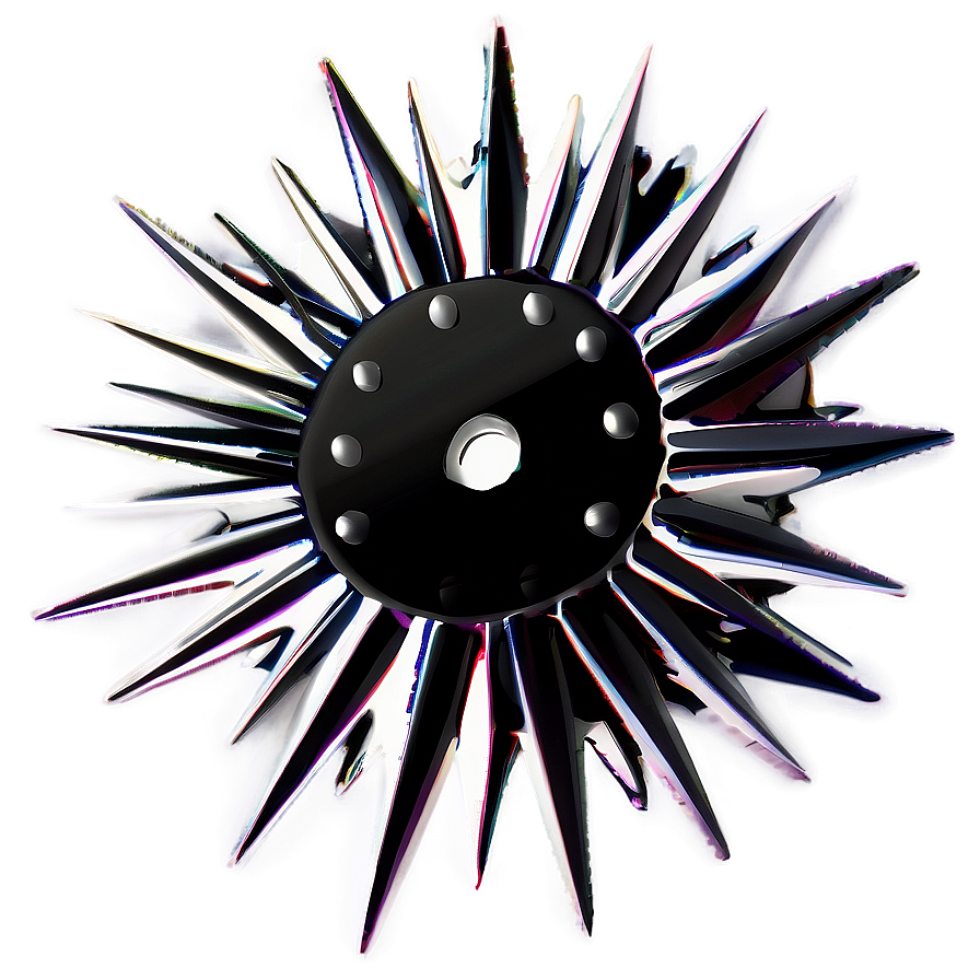 Punk Spikes Fashion Png Pdd16