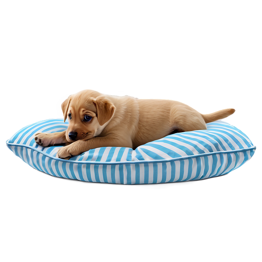 Puppy In Bed Png Mkt