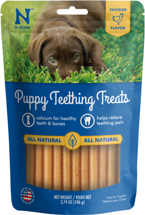 N Bone Puppy Teething Treats Chicken Flavor Dog Treats - N Bone Puppy Teething Treats, HD Png Download PNG image with a transparent background, free high-resolution download