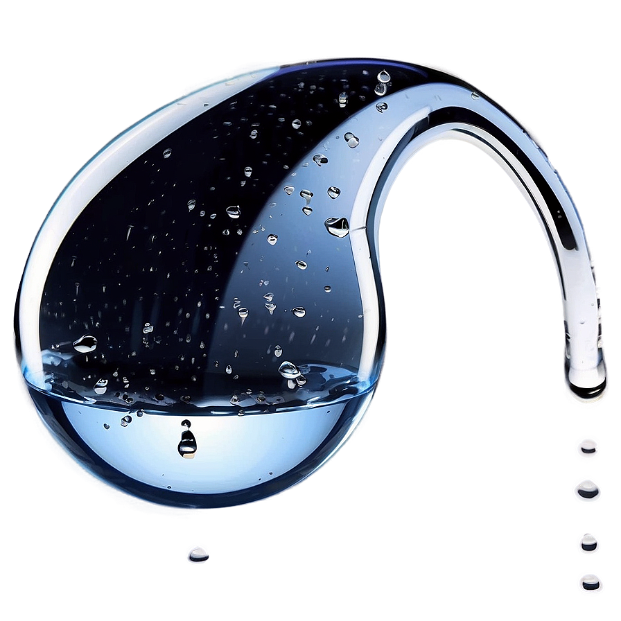 Pure Water Drop Illustration Png 20