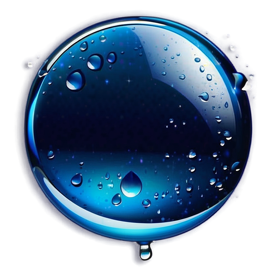 Pure Water Drop Shine Png Cly21