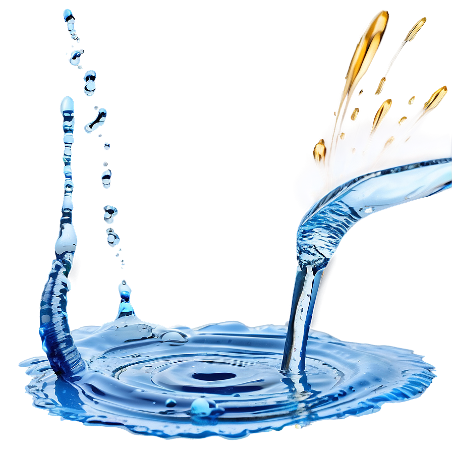 Pure Water Splash Png 05042024