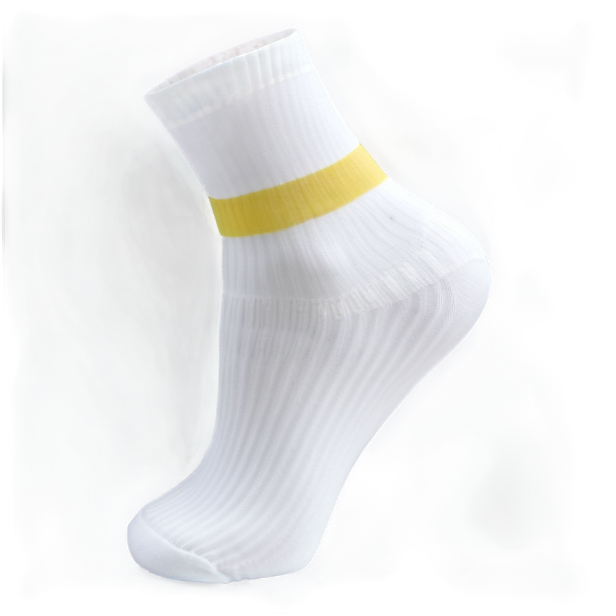 Pure White Socks Png 06272024