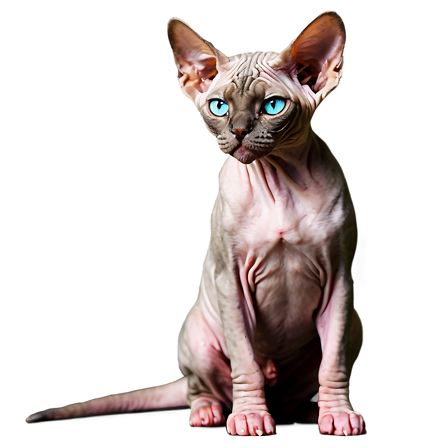 Purebred Sphynx Cat Png 06252024