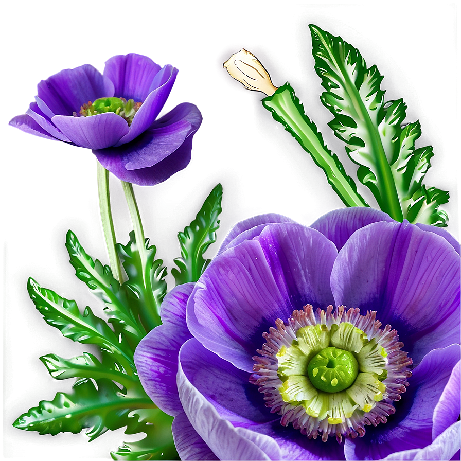 Purple Anemone Png Ngk