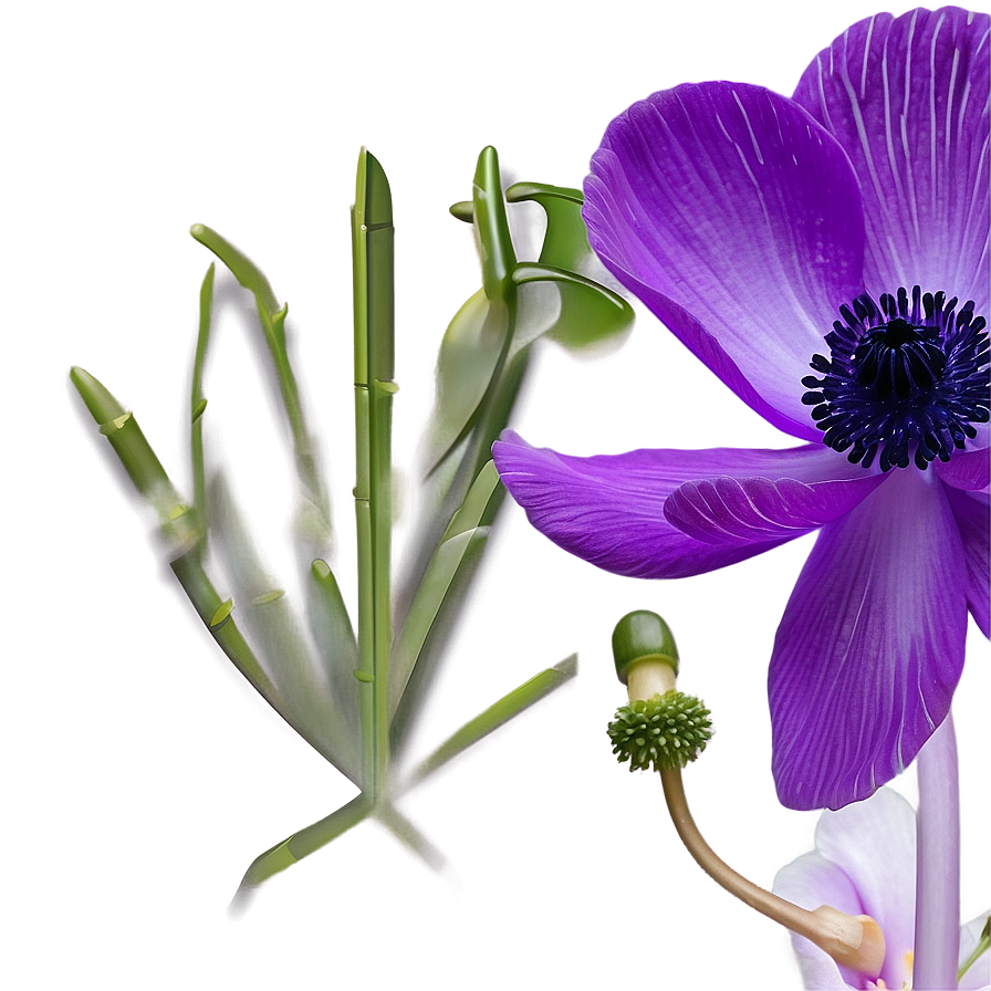 Purple Anemone Png Ukx