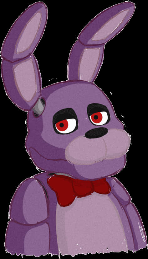 Purple_ Animatronic_ Rabbit_ F N A F