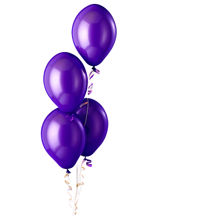 Purple Balloon PNG okr84 PNG with transparent background