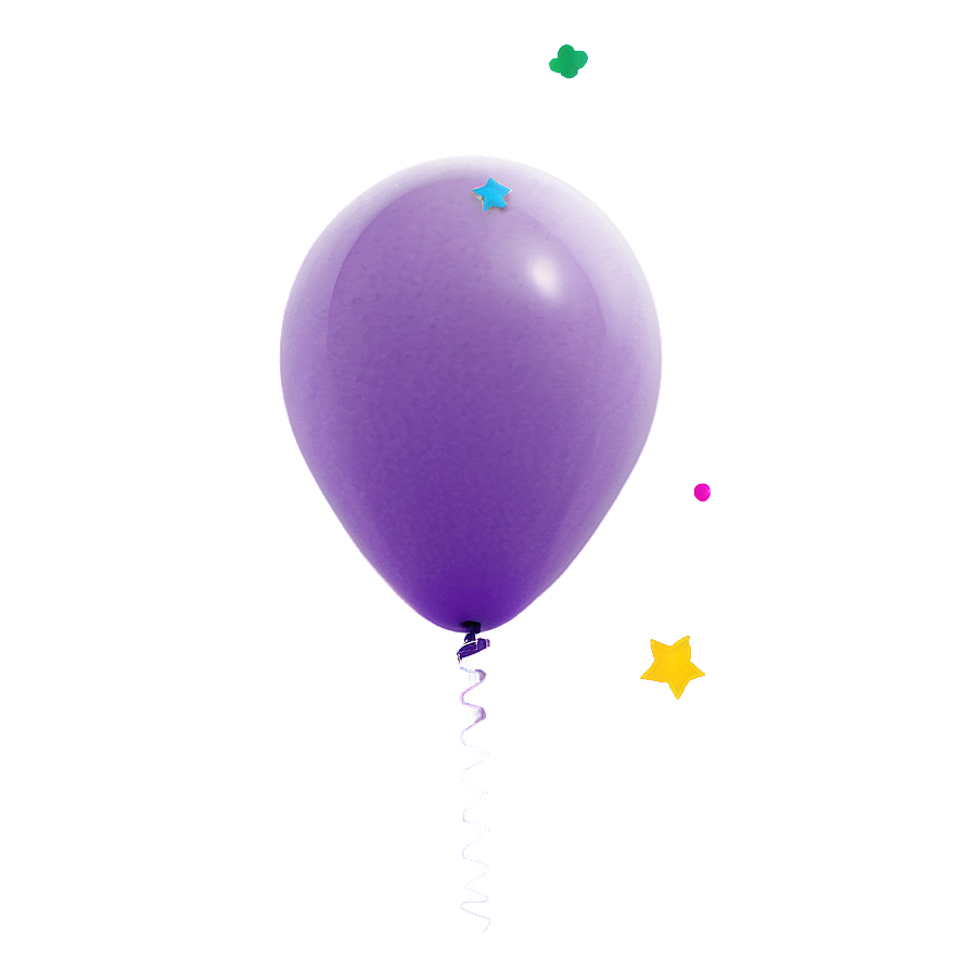 Purple Balloons Png Pnn