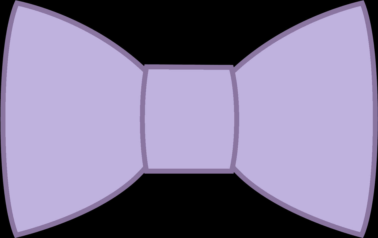 Purple Bow Tie Graphic PNG with transparent background