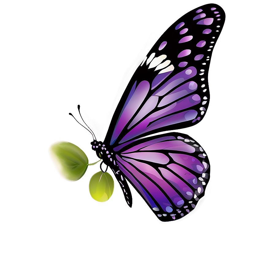 Purple Butterfly Background Png Vix2