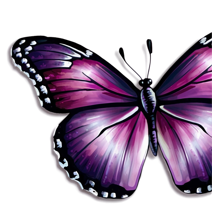 Purple Butterfly Png Ant32