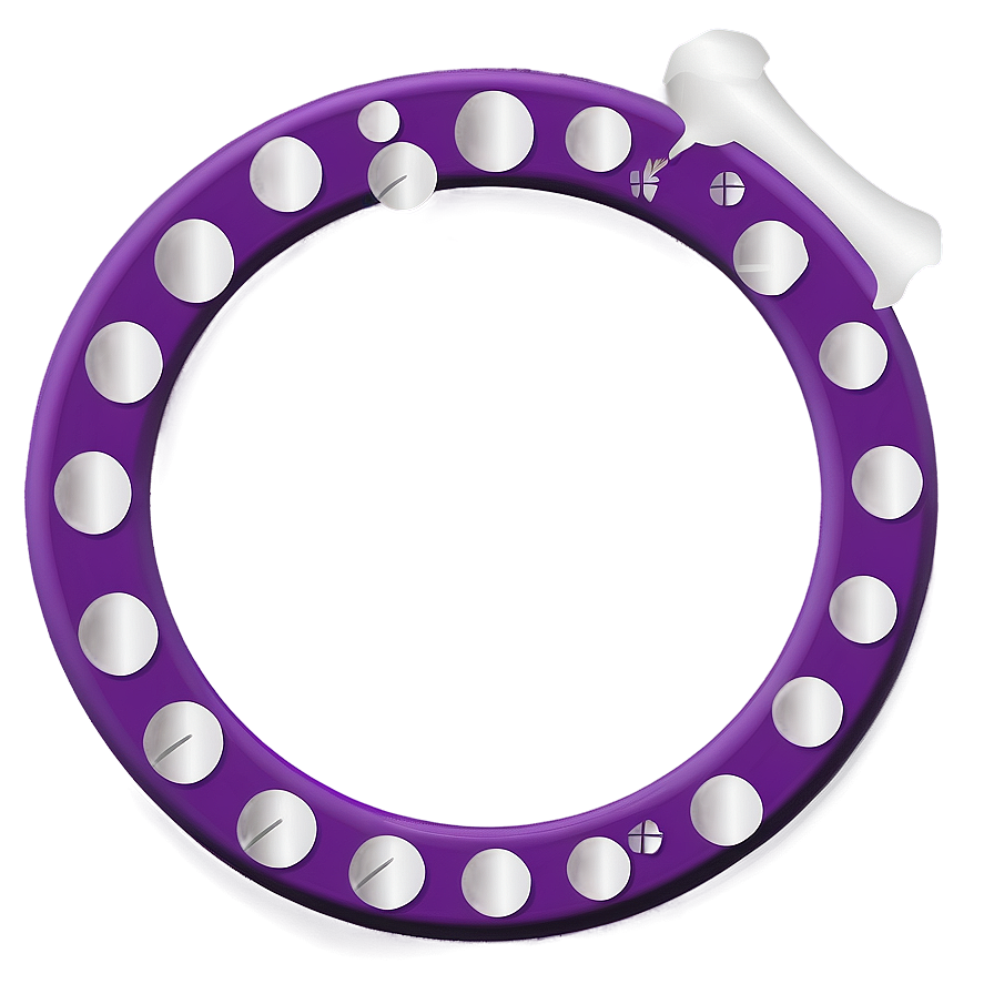 Purple Circle With Dots Png Hmg